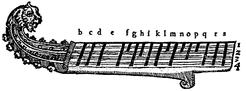 [Diatonically fretted cittern.]